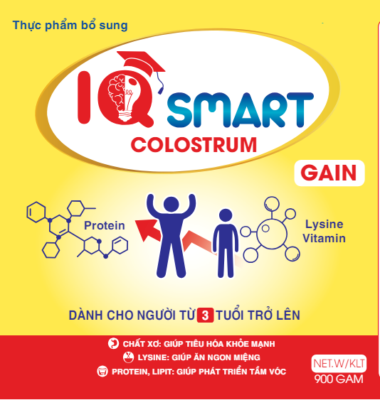 Hồ sơ TCB sản phẩm IQ Smart Colostrum Gain